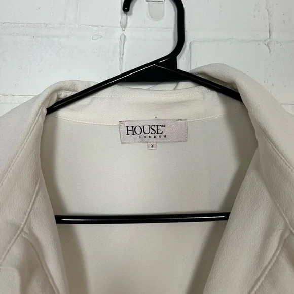 House Of CB Assata White Shirt Dress - Picture 9 of 12